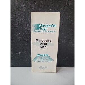 Marquette Area Chamber Of Commerce Marquette Area Map Vintage